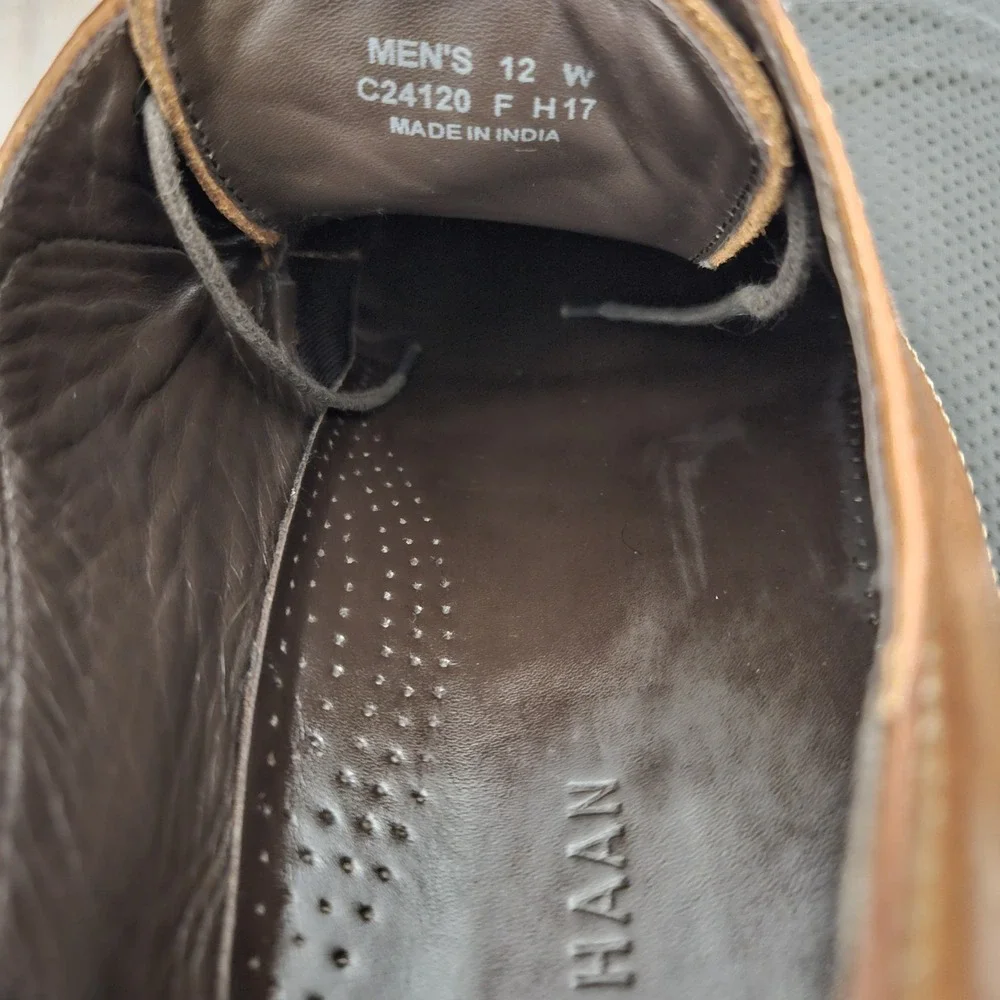 Cole Haan Benton Cap Oxford II C24120 British Brown Size 12 M